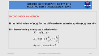Rk Method Example 4th order RK ---------------------method.pptx