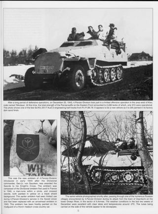 4th Panzer division on the Eastern front