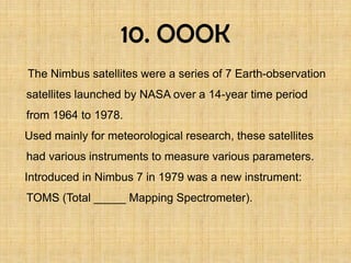 Nimbus Weather Instruments Finals - 4th Pauling Memorial Inter-School Science Quiz | PDF