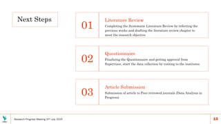 Phd Progress Report For Presentation Pptx