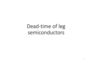 Dead-time of leg
semiconductors
67
 