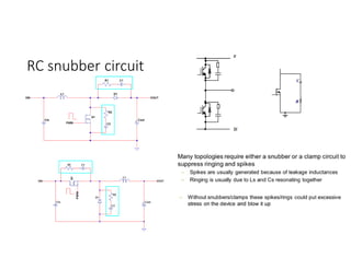 RC snubber circuit
 