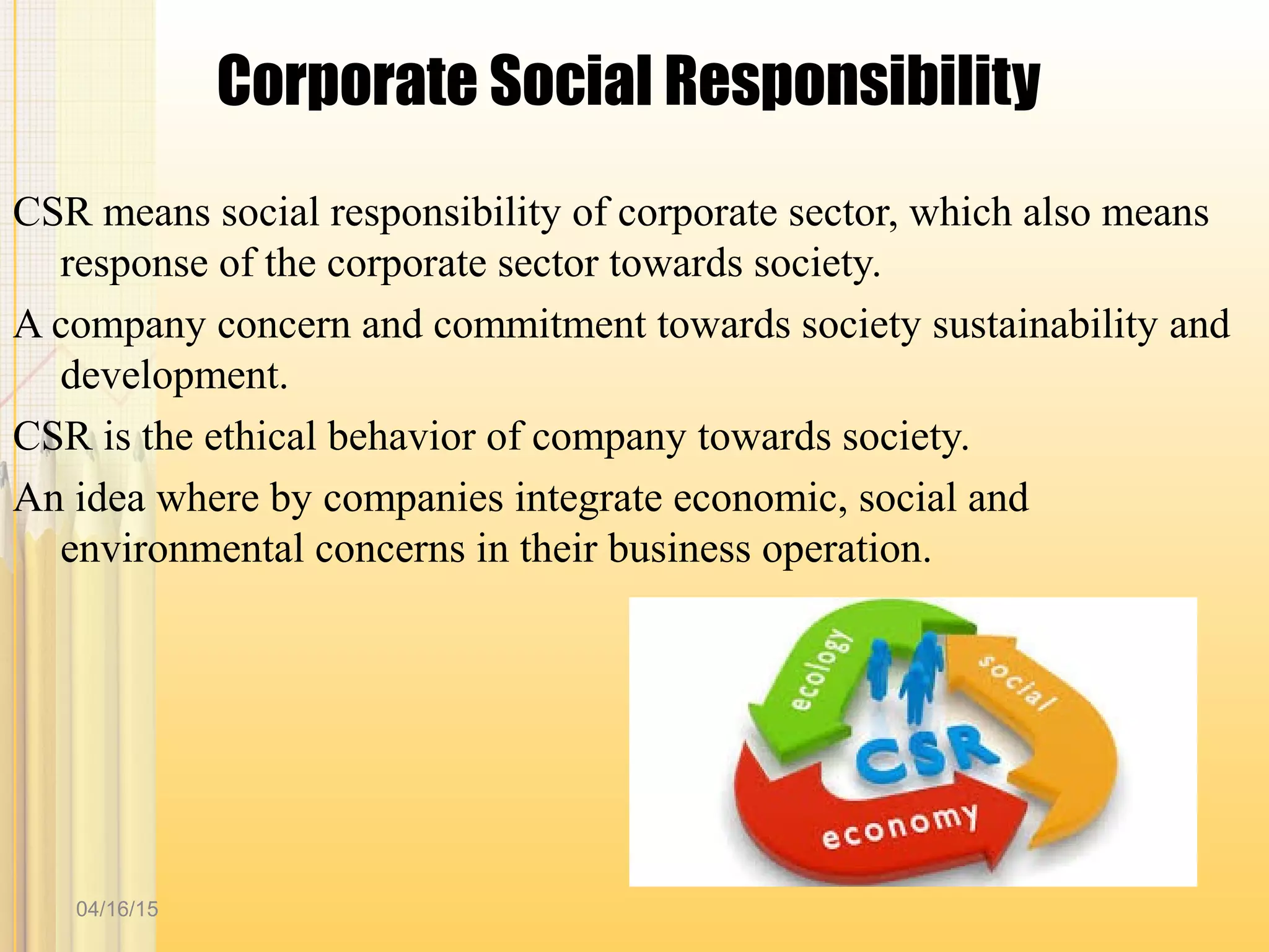 Business Ethics and Corporate Social Responsibility | PPT