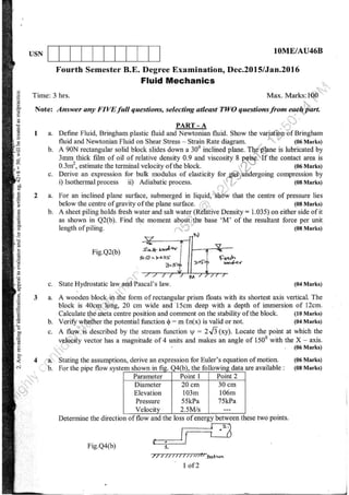 4th Semester VTU BE ME question papers from 2010 to Dec 2015