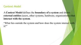 Unit3: System Models and Architectural Design in Software Engineering | PDF