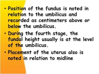 4th Stage Of Labor M Sc 1st Year