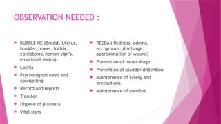 Redness Reeda 4TH STAGE OF LABOUR.Maurya Sonal....pptx