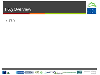 Technical Meeting
5 Jul 16
T.6.3 Overview
• TBD
 