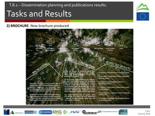 Cork.
January 2016
Tasks and Results
T.8.1 – Dissemination planning and publications results.
2) BROCHURE. New brochure produced
 