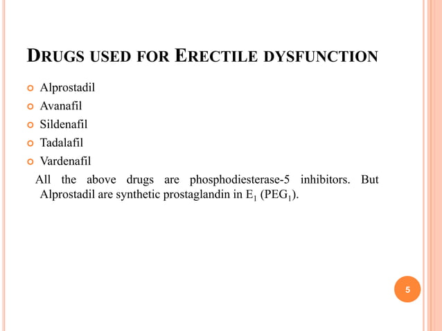 4th unit drugs for erectile dysfunction | PPTX | Sexual Conditions ...