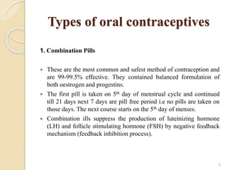 4th unit oral contraceptives | PPT