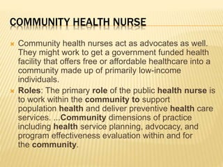 concept and scope of community health and community health nursing | PPTX