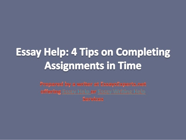 Pay to complete an essay assignment