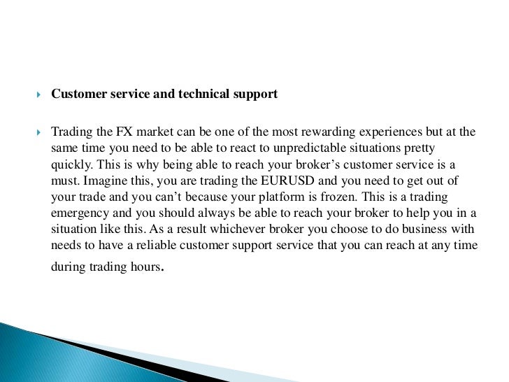How to choose best forex broker
