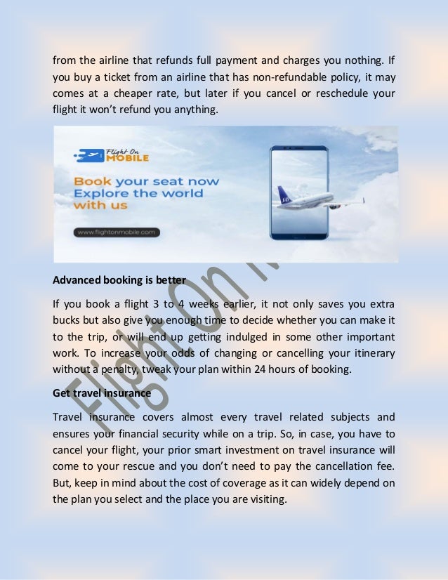 4 Tips To Rescheduling Or Cancelling Your Flight Ticket