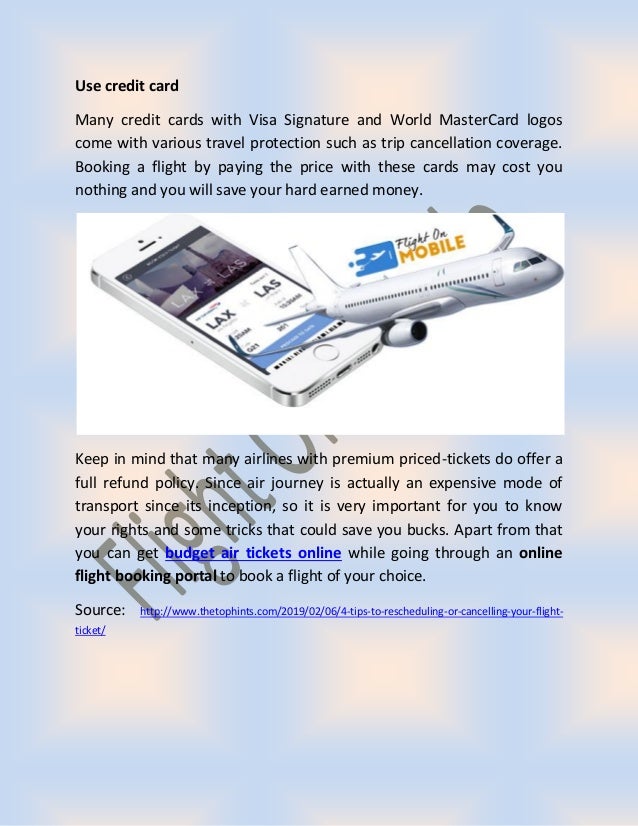 4 Tips To Rescheduling Or Cancelling Your Flight Ticket