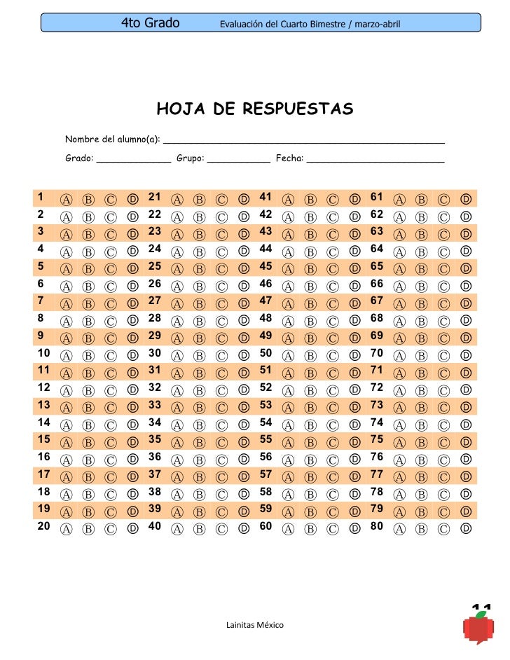 4to Grado Bimestre 4