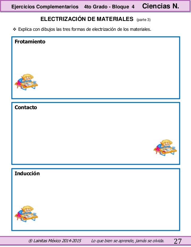 4to grado bloque 4 ejercicios complementarios