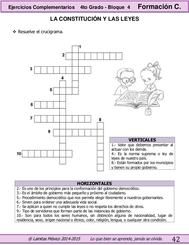 4to Grado Bloque 4 Ejercicios Complementarios