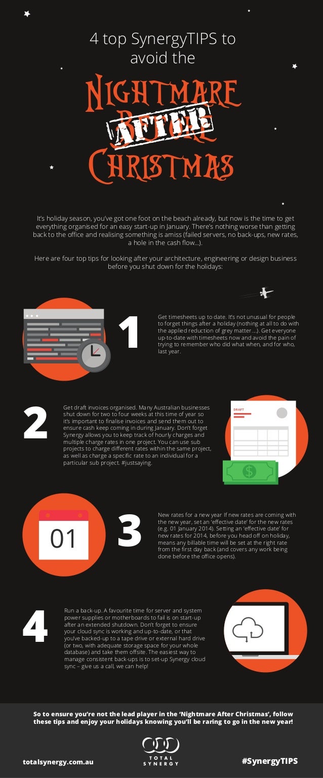 4 top synergy tips to avoid the nightmare after christmas synergy one flyer