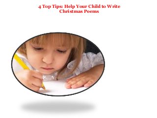 4 Top Tips: Help Your Child to Write
Christmas Poems
 