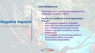Tourism Impacts on the Environment | PDF