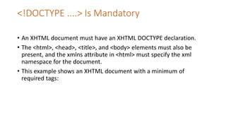 4_Traditional html vs xhtml.ppt