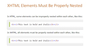 4_Traditional html vs xhtml.ppt