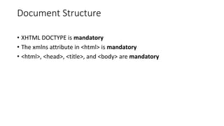 4_Traditional html vs xhtml.ppt