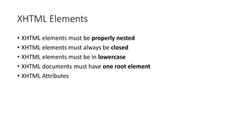 4_Traditional html vs xhtml.ppt