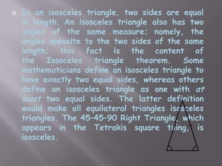 Triangle Same Length 4 triangles | PPTX