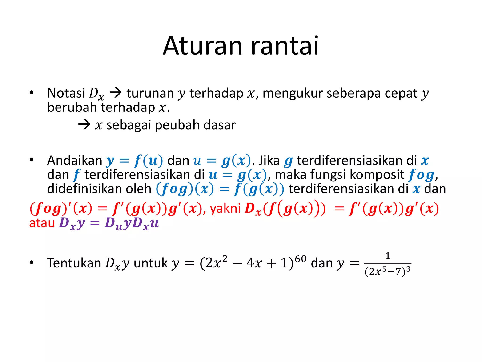 4 turunan | PPT