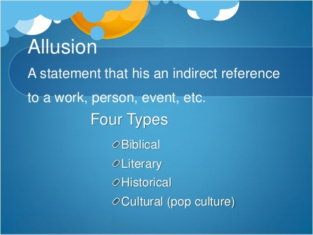 types of allusions