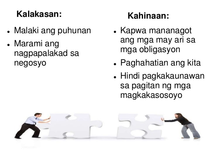 4 types of business orgs