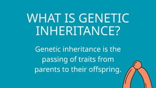 4 Types of Genetic Inheritance Science Presentation in Blue Yellow Flat ...