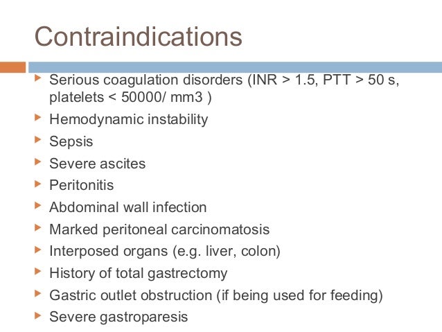 Percutaneous Endoscopic Gastrostomy