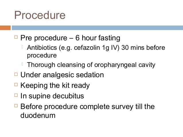 Percutaneous Endoscopic Gastrostomy