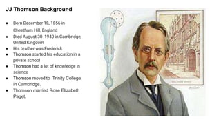 Thomson atom model PPT