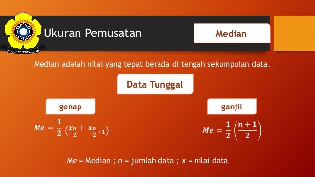 Ukuran pemusatan dan penyebaran