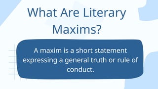 Maxim Example Images 4 Understanding Maxims, Universal Truths, and Philosophies in ...