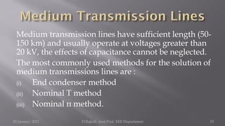 PERFORMANCE OF TRANSMISSION LINES: | PDF