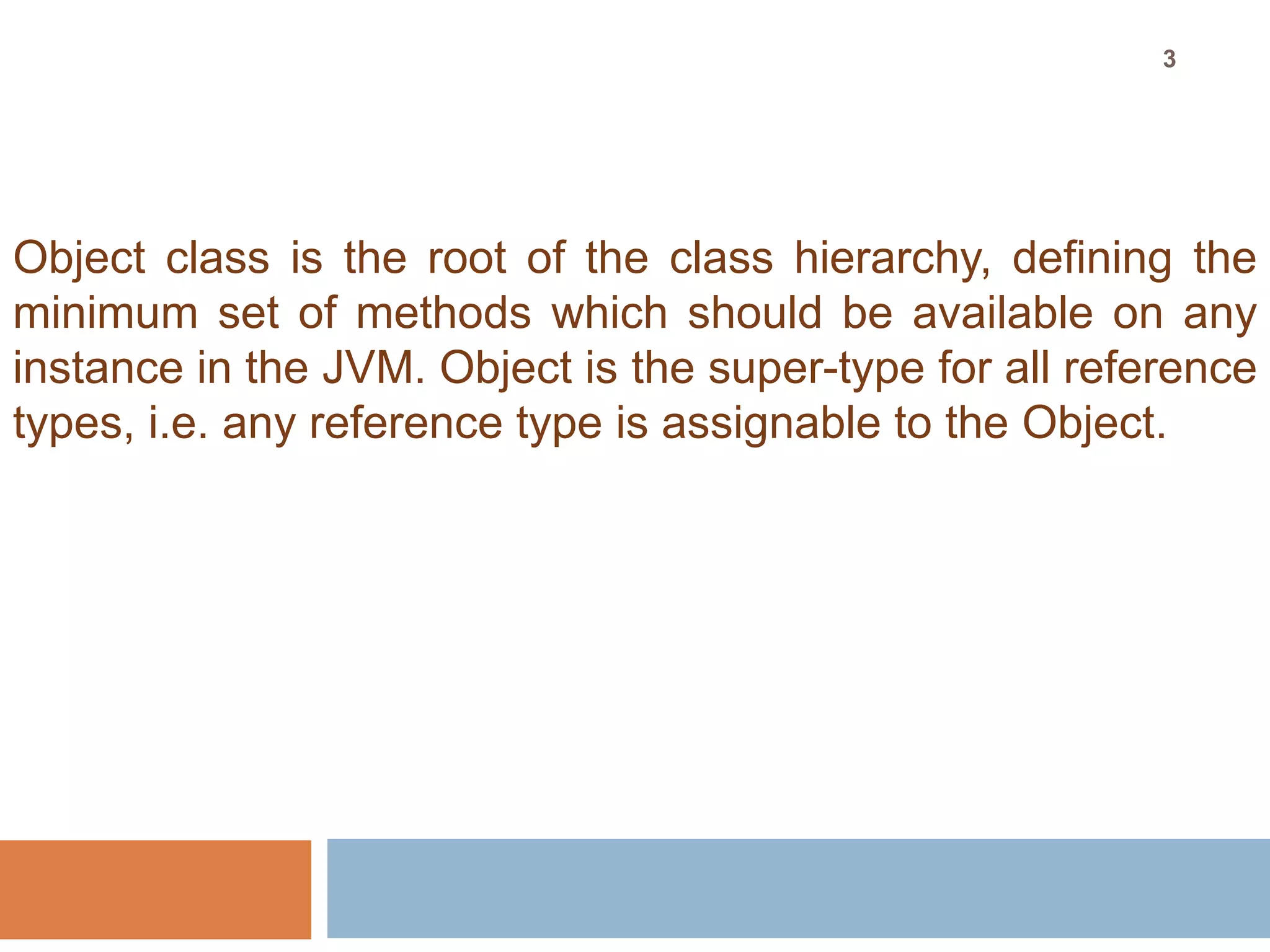 4Unit - 2 The Object Class.pptx