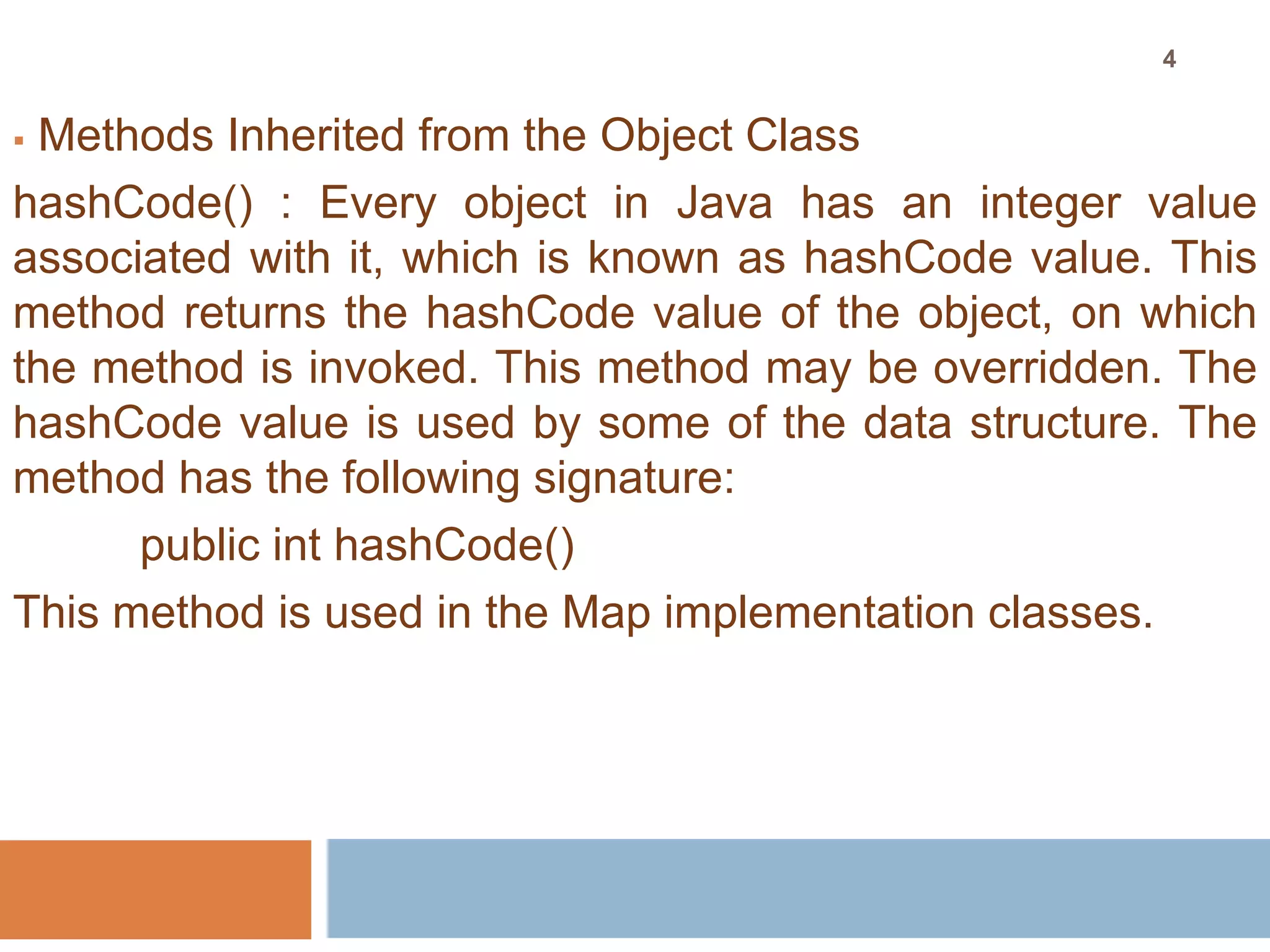 4Unit - 2 The Object Class.pptx