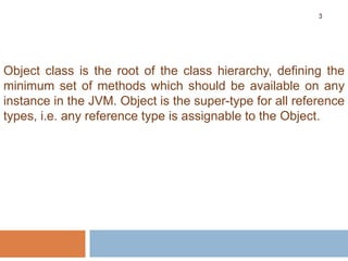 4Unit - 2 The Object Class.pptx