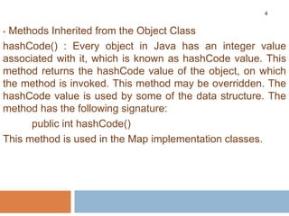 4Unit - 2 The Object Class.pptx