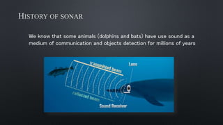 We know that some animals (dolphins and bats) have use sound as a
medium of communication and objects detection for millions of years
 