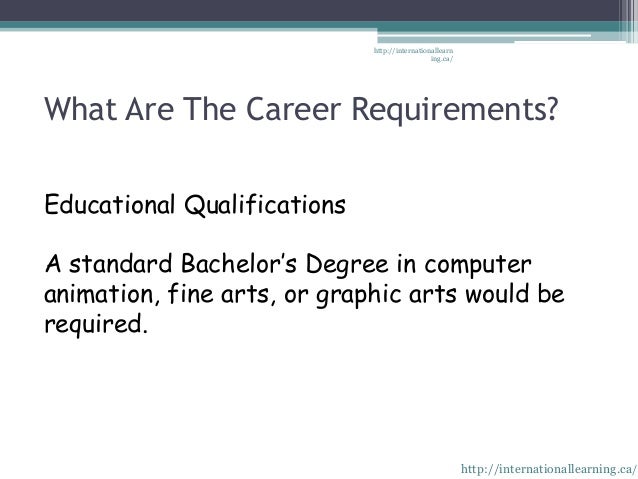 computer animator degree