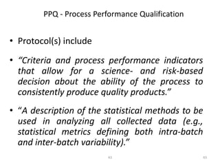 Ppqe Methods 4 validation jntu pharmacy | PPTX