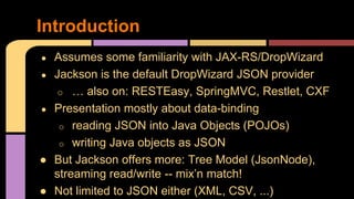 Simple Jackson with DropWizard | PPT