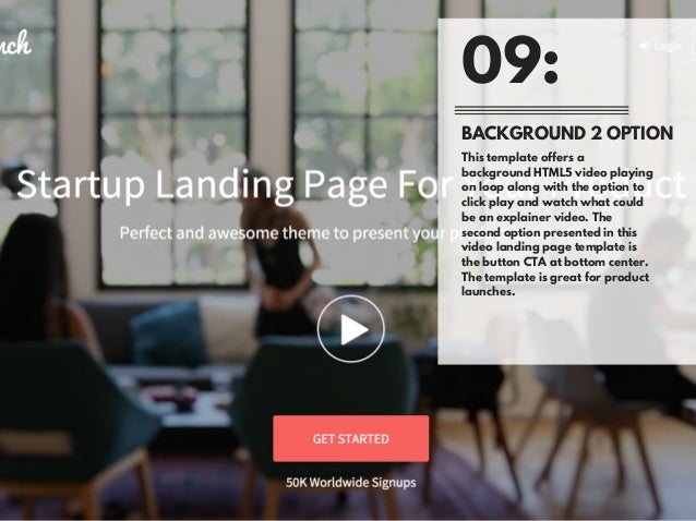 the 10 best video landing page templates video landing page template